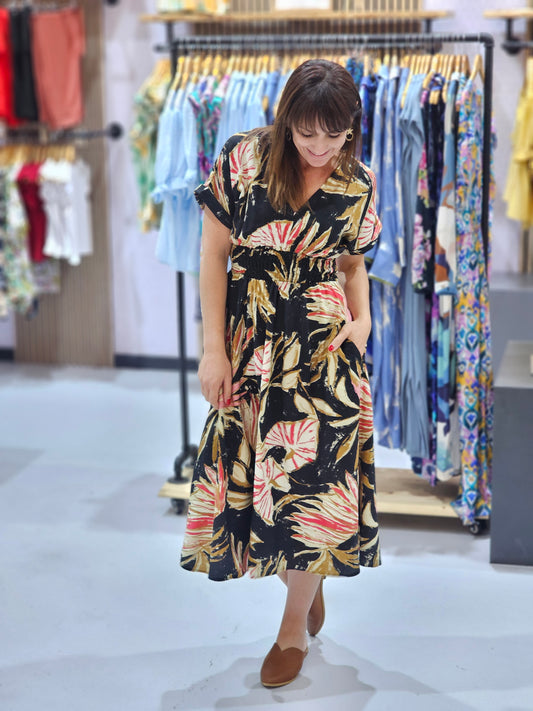 Darla Dress Black Crayon