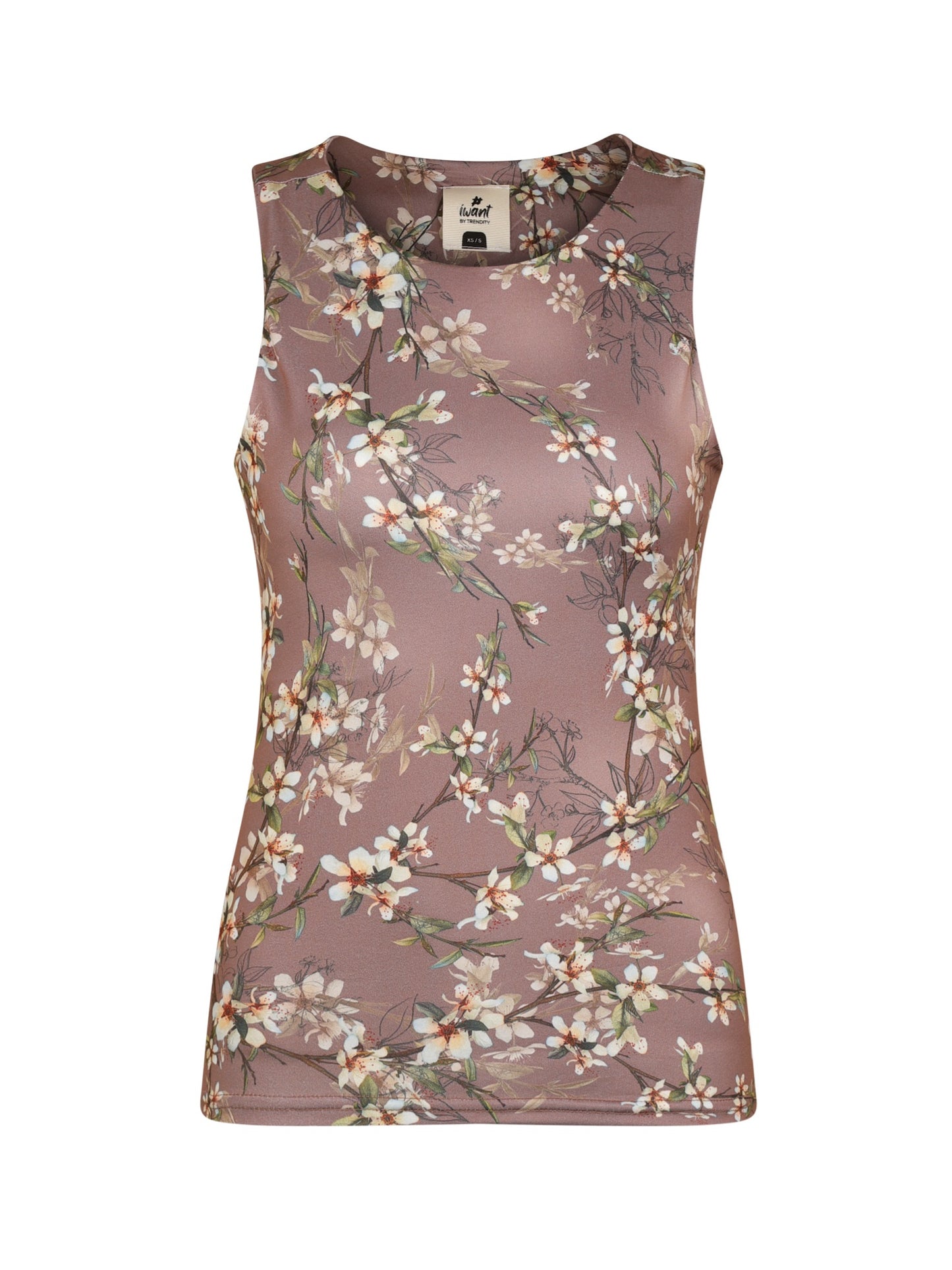 Cari Vest Blossom Taupe